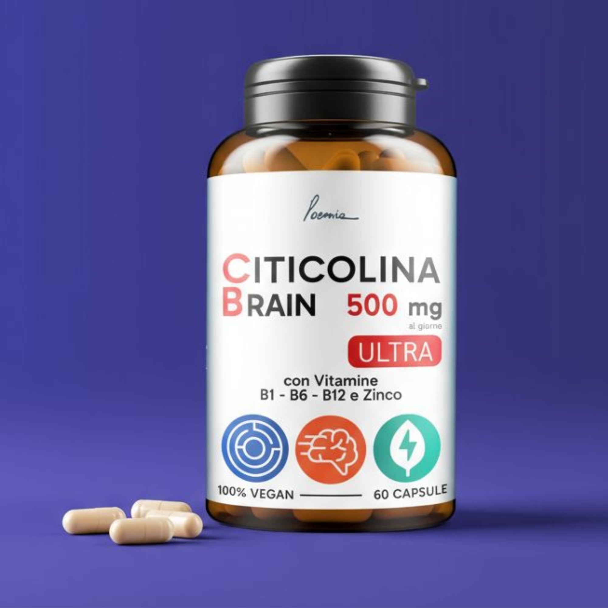 Citicolina Pura Integratore 500 mg