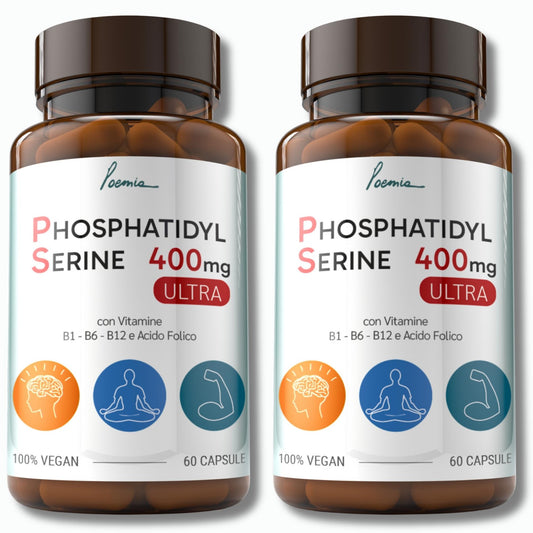 Fosfatidilserina PS 400mg Ultra (2 confezioni)