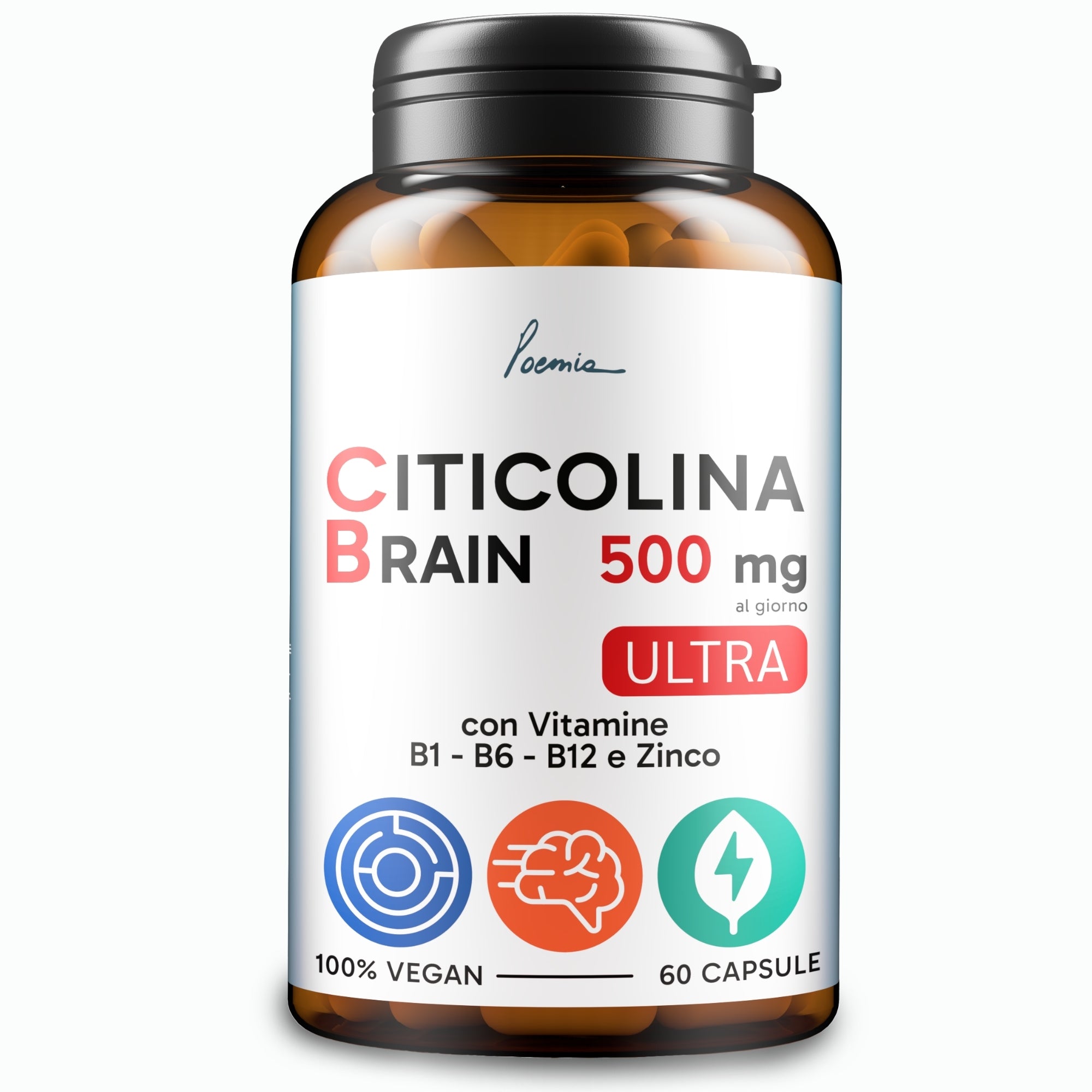 Citicolina Pura Integratore 500 mg