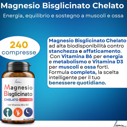Magnesio Bisglicinato chelato