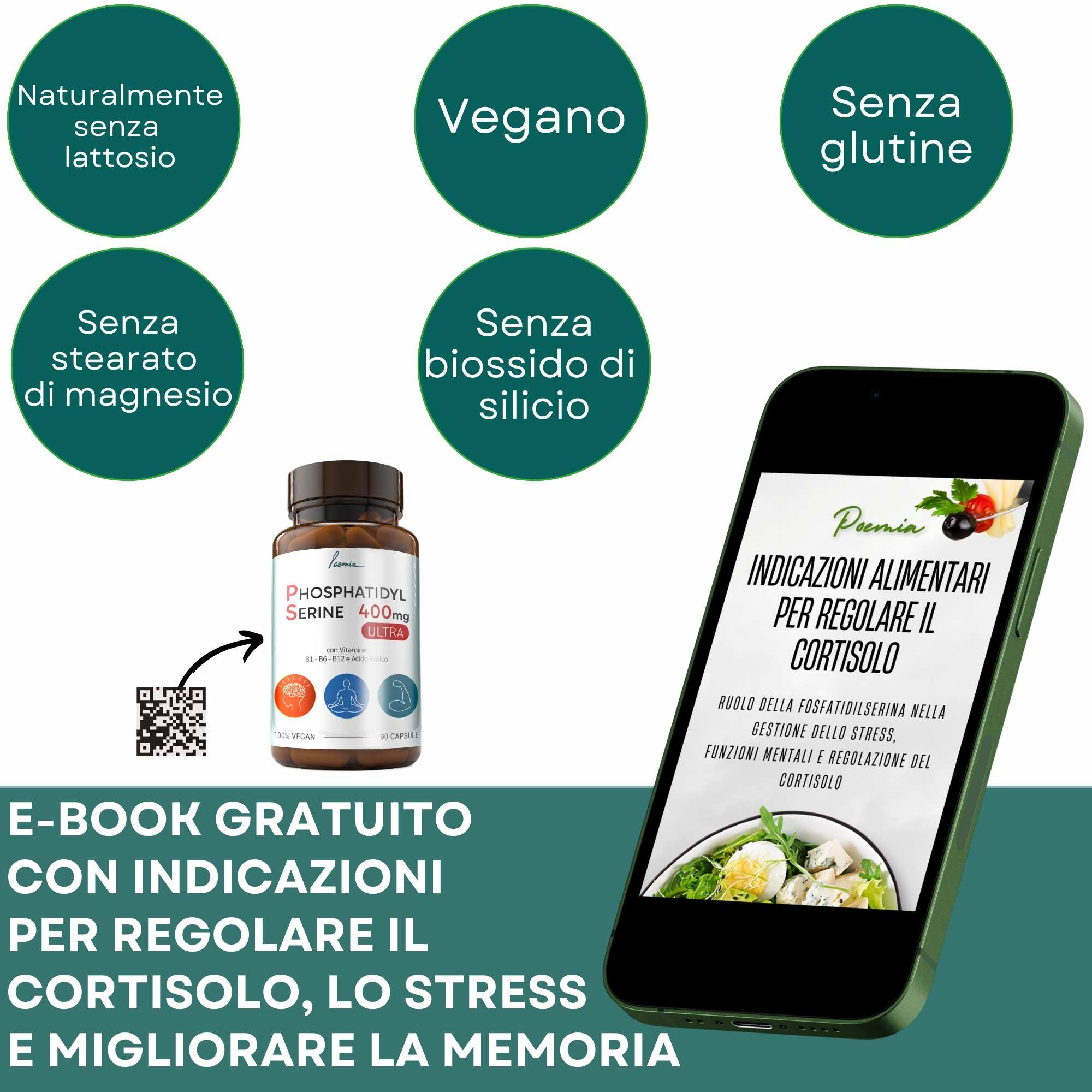 Fosfatidilserina PS 400mg Ultra 90 capsule