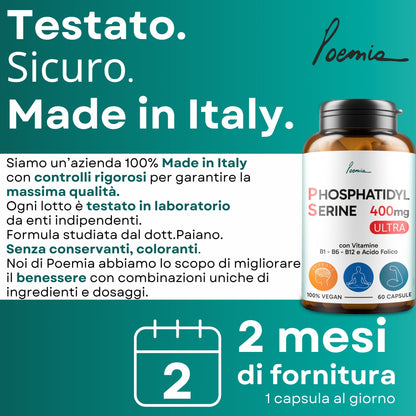 Fosfatidilserina PS 400mg Ultra