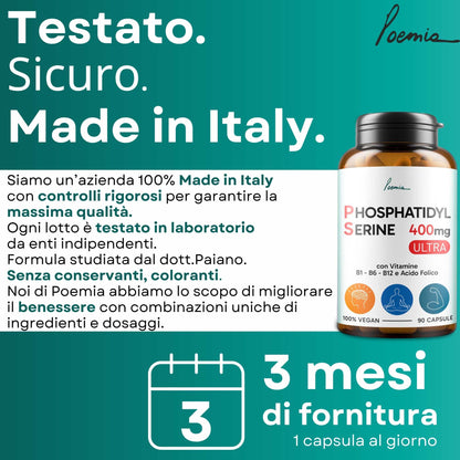 Fosfatidilserina PS 400mg Ultra 90 capsule
