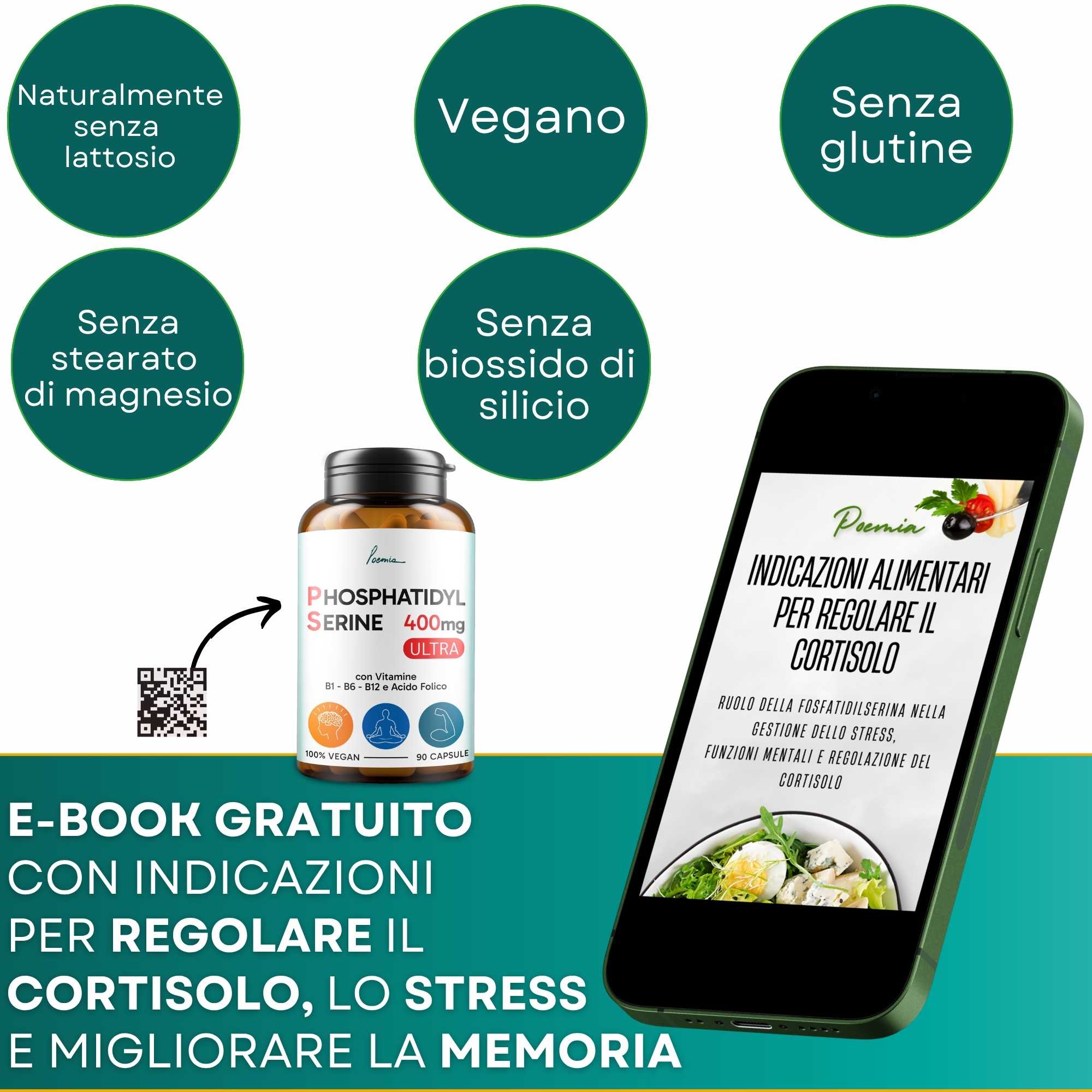 Fosfatidilserina PS 400mg Ultra 90 capsule