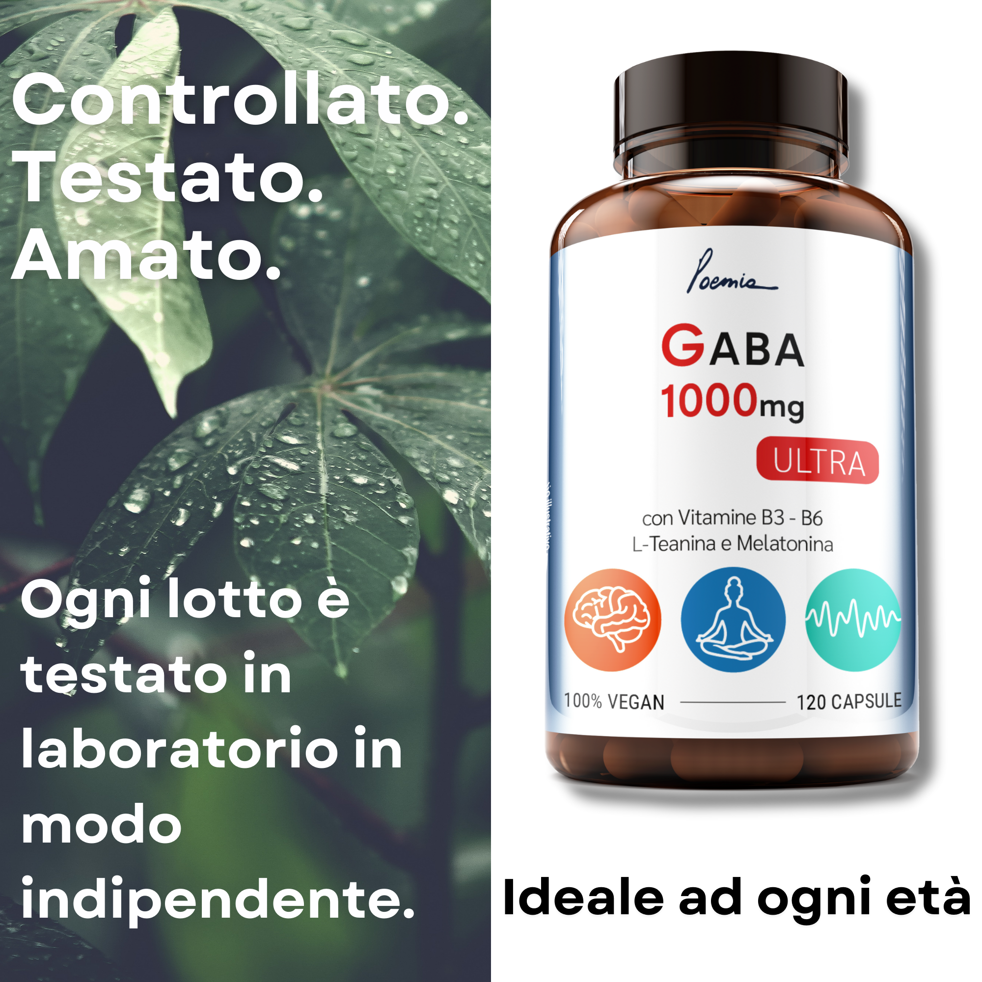 GABA 1000 ULTRA integratore acido γ-amminobutirrico