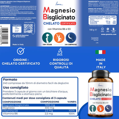 Magnesio Bisglicinato chelato