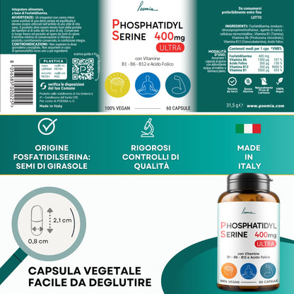 Fosfatidilserina PS 400mg Ultra
