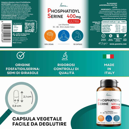 Fosfatidilserina PS 400mg Ultra 90 capsule