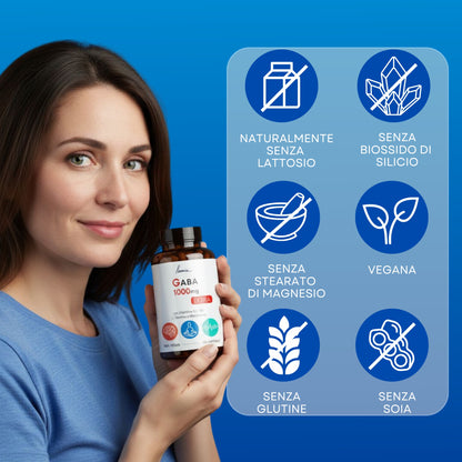 GABA 1000 ULTRA integratore acido γ-amminobutirrico