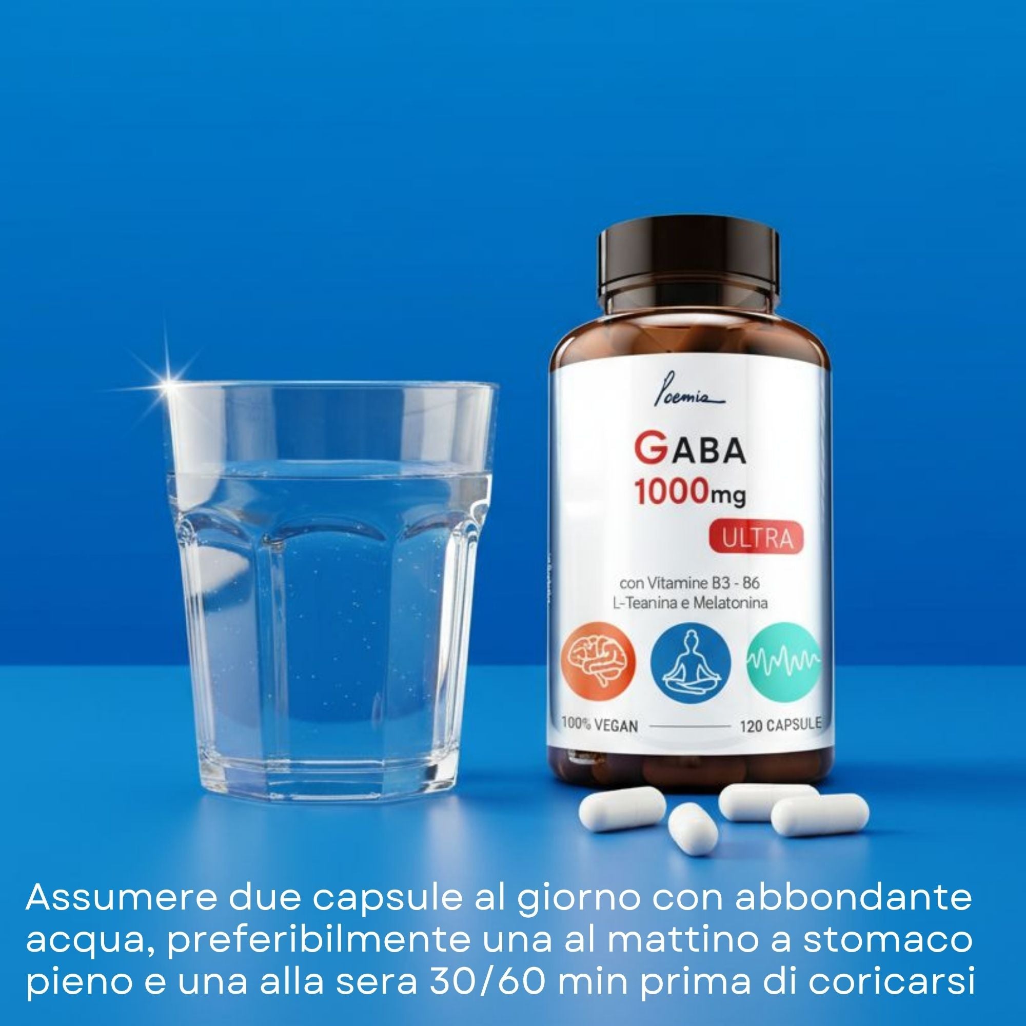 GABA 1000 ULTRA integratore acido γ-amminobutirrico