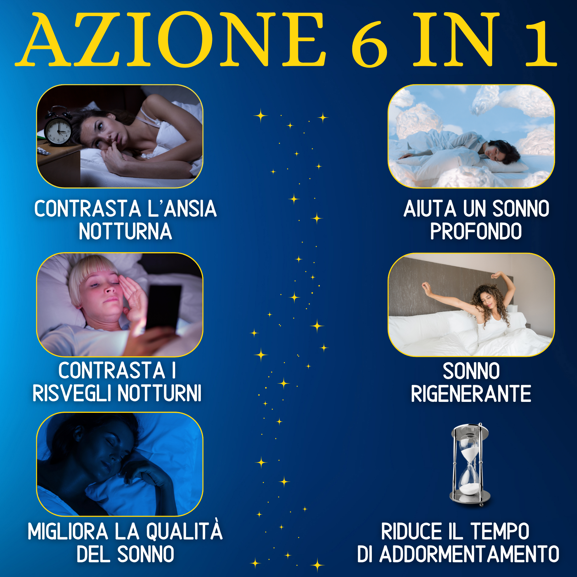 Integratore naturale per dormire con melatonina, valeriana e passiflora: favorisce sonno profondo e rilassamento – SleepSol Poemia