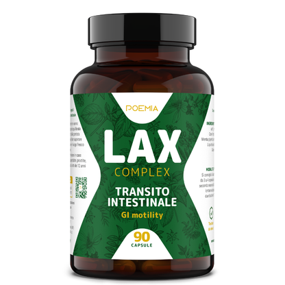 Lassativo naturale con Senna, Malva e Menta: favorisce il transito intestinale e contrasta stitichezza e gonfiore – Poemia Lax Complex