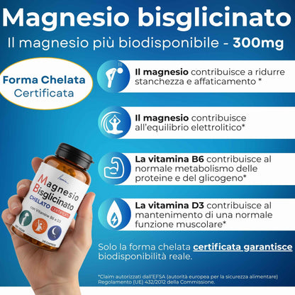 Magnesio Bisglicinato 300 mg