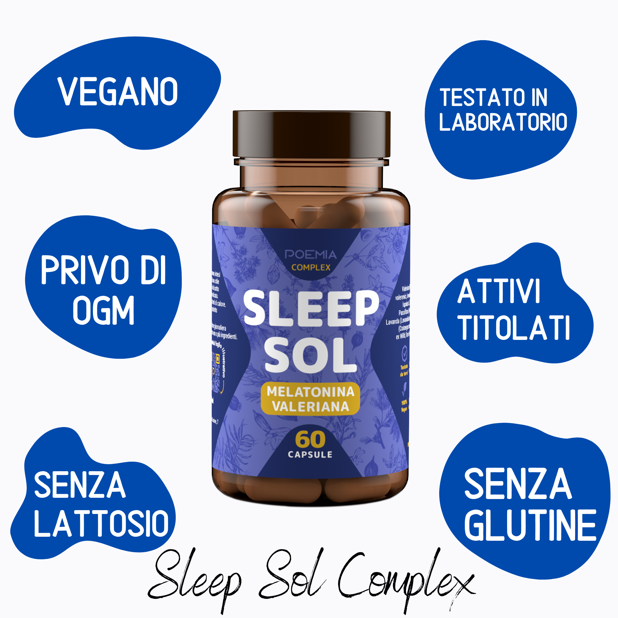 SLEEPSOL sonno perfetto con Melatonina Valeriana Luppolo